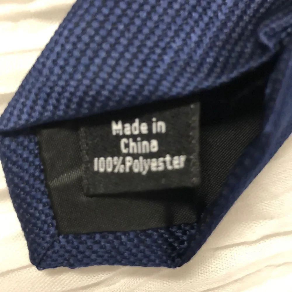 Dockers Navy Textured Polyester Tie - Picture 6 of 7